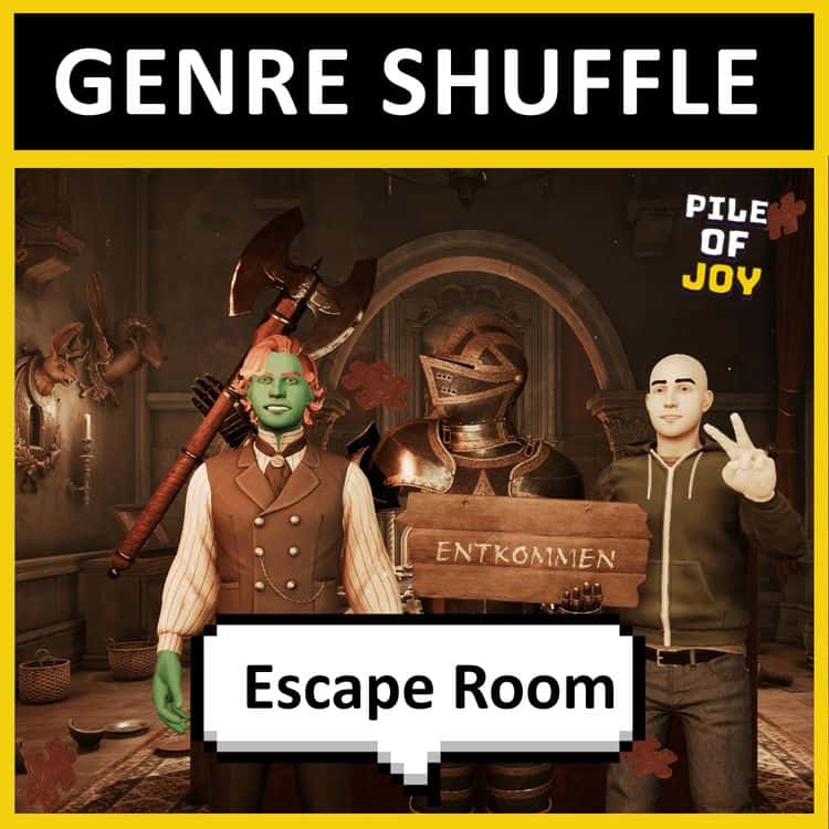 Pile of Joy #014 Genre Shuffle | Escape Room – Escape Simulator 2 und Escape Academy