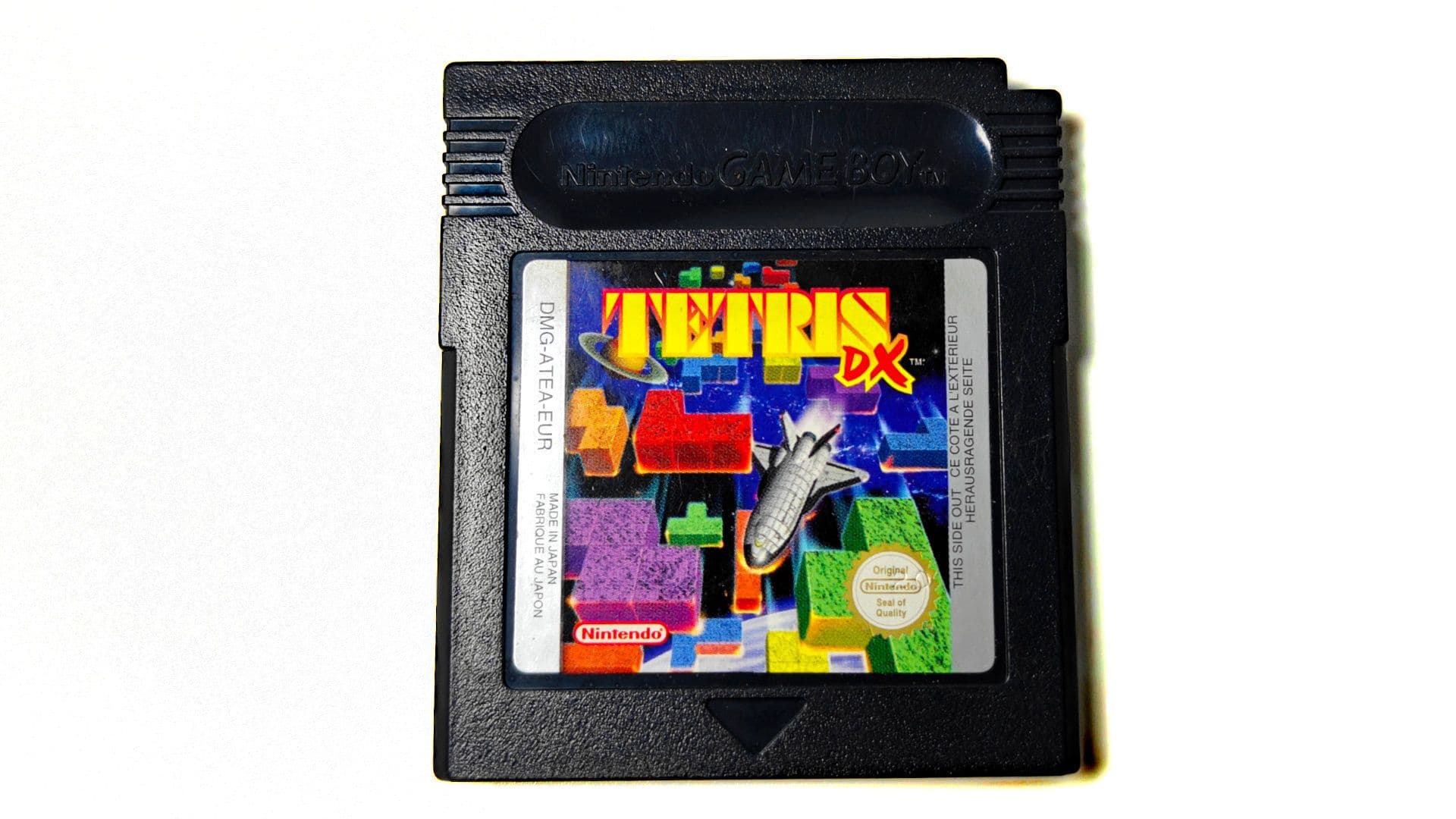 Schwarzes Tetris DX Cartridge