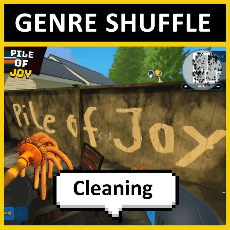 Pile of Joy #017 Genre Shuffle | Cleaning – House Flipper, Powerwash Simulator, Viscera Cleanup und Mario?