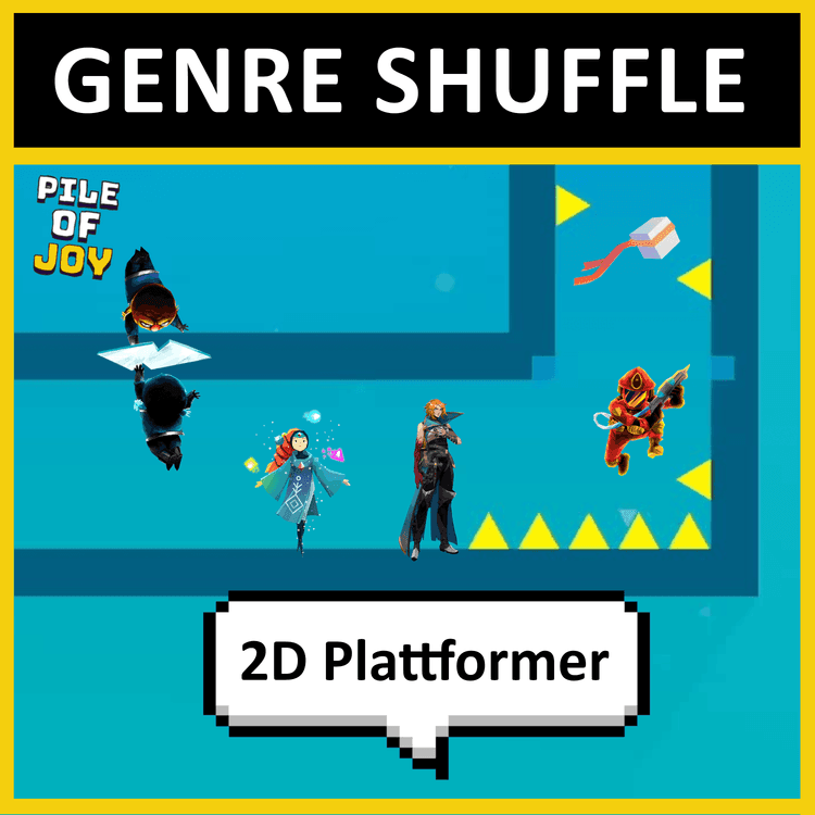 Pile of Joy #018 Genre Shuffle | 2D-Plattformer – Almost There: The Plattformer, Castlevania: Belmont's Curse und allgemeiner Plattformer Talk.